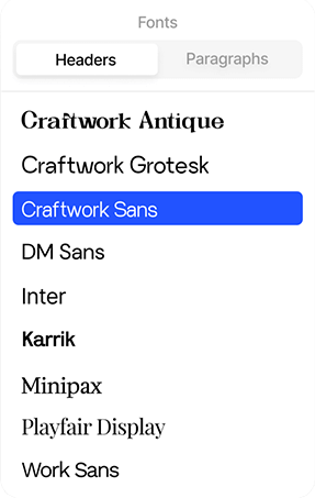Feature Interface 1