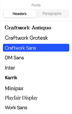 Feature Interface 1